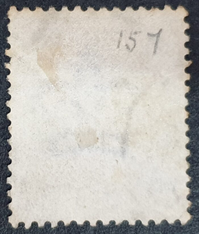 Great Britain Queen Victoria 1880 SG157 2½d. blue , Plate 22, Letters F-J used stamp - Image 2