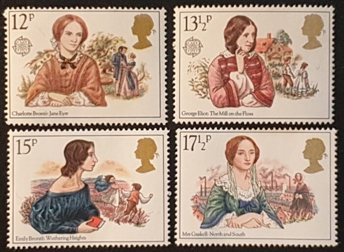 Great Britain Queen Elizabeth II 1980 "Famous Authoresses" SG1125/8 Set of 4 MNH