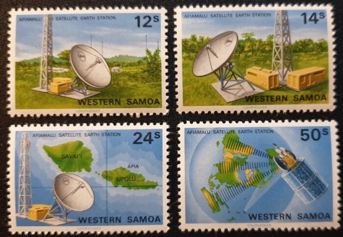 Samoa 1980 SG574-577 "Space Satellite Station" Set of 4 MNH