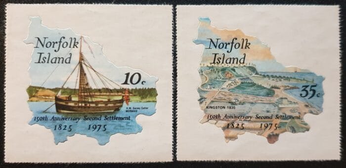 NORFOLK ISLAND 1975 SG163/164 Set of 2 MNH Stamps