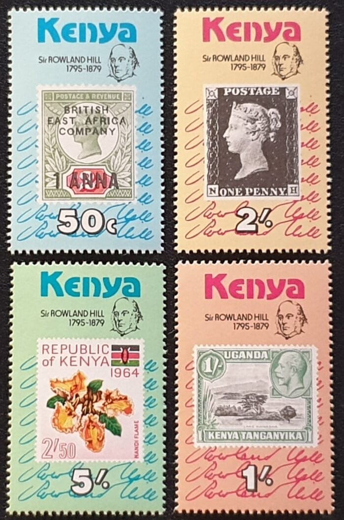 KENYA 1979 SG164/167 "Sir Rowland Hill" Set of 4  MNH