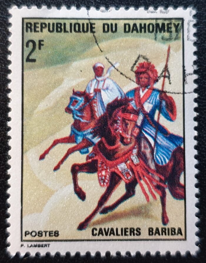 Dahomey (France) 1970 "Bariba Horsemen" SG415 2f. used single stamp