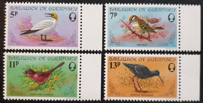 GUERNSEY 1978 SG169-72 "Birds" Set of 4 MNH