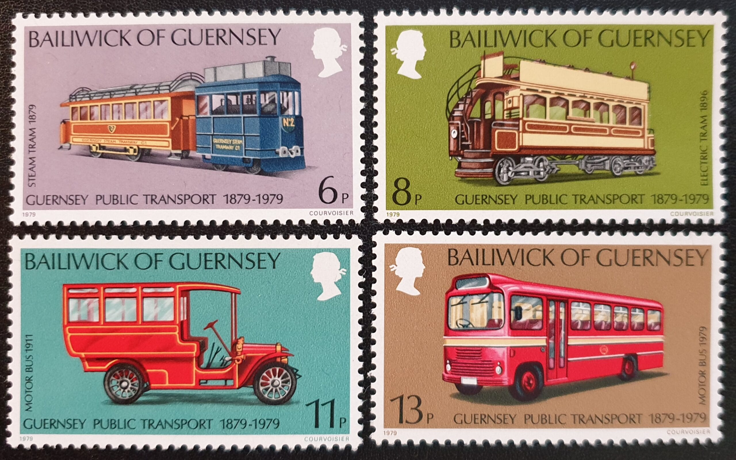 GUERNSEY 1979 "HISTORY OF PUBLIC TRANSPORT" MNH SG203/6
