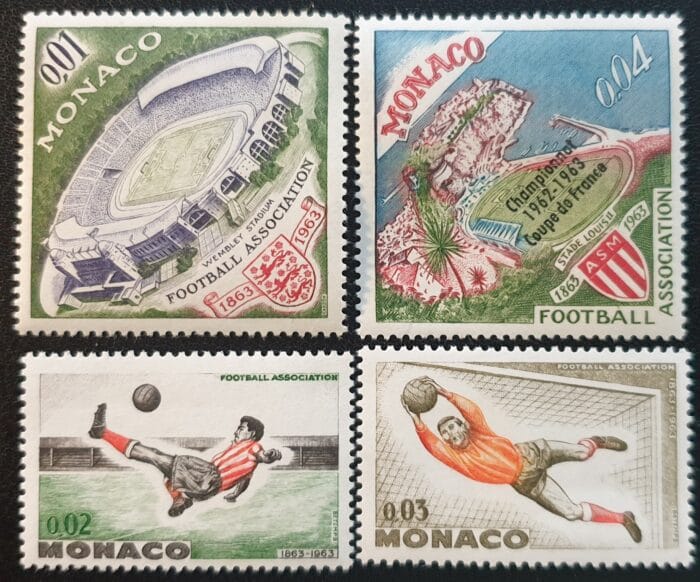 Monaco 1963 SG774-777 Set of 4 Mounted Mint Stamps
