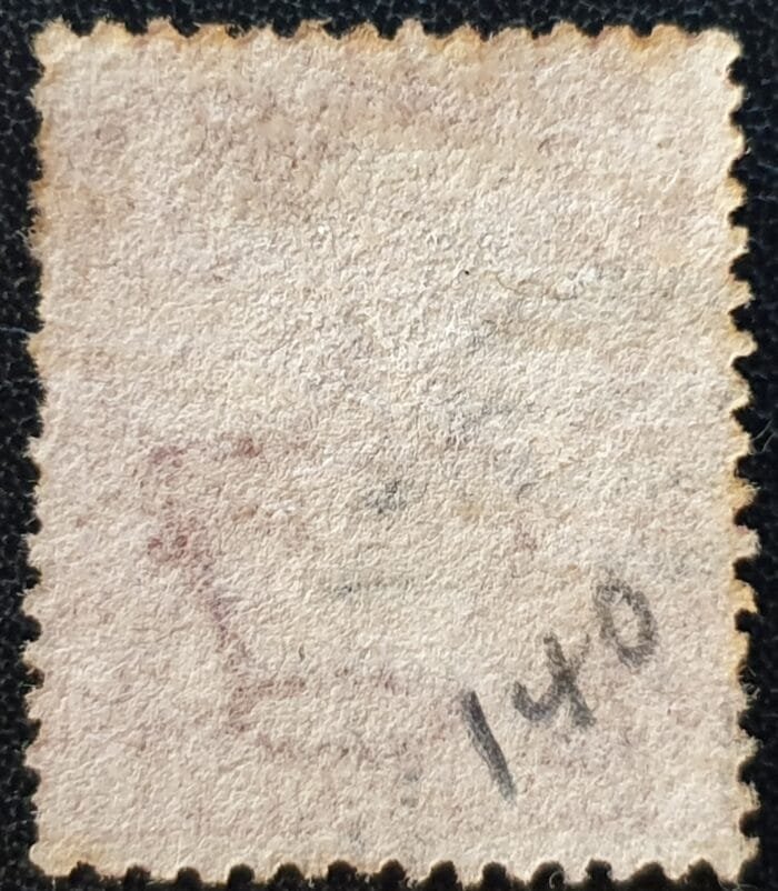 Great Britain Queen Victoria 1864 SG43 1d. rose-red Plate 140, Letters C-G ,used stamp - Image 2