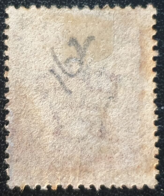 Great Britain Queen Victoria 1864 SG43 1d. rose-red Plate 162, Letters M-B ,used stamp - Image 2