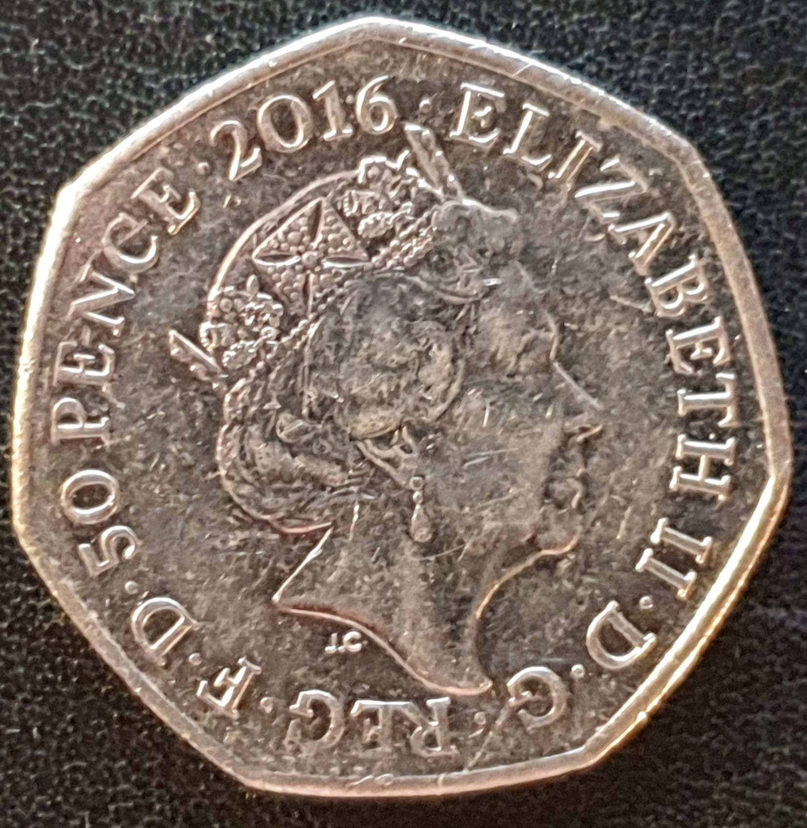 Beatrix Potter 2016 Peter Rabbit 50p Coin Circulated - Image 2