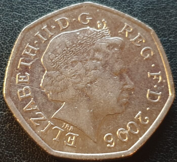 50p coin 2006 Queen Victoria Cross medal VC Fifty Pence circulated - Image 2