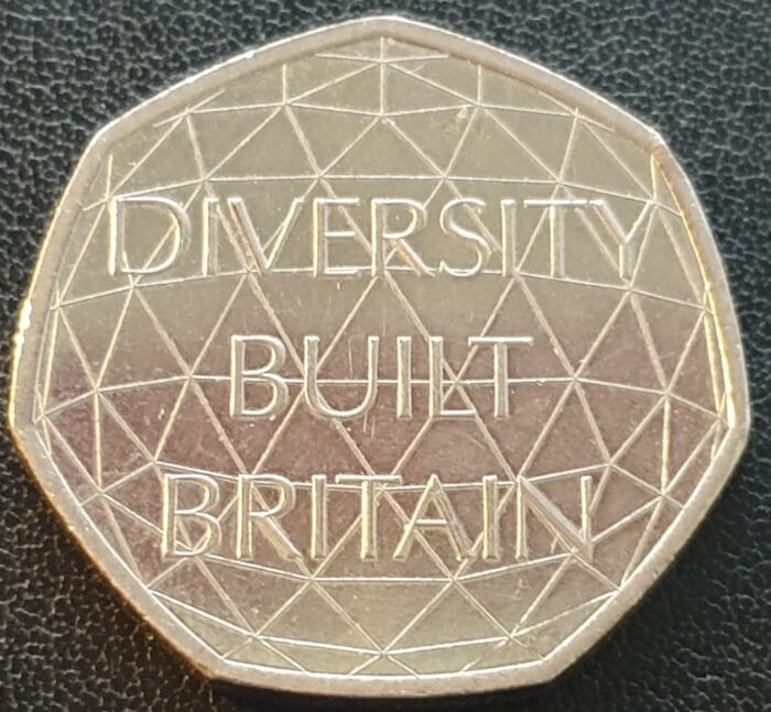 50p Coin Diversity Built Britain 2020 Fifty Pence ,Circulated