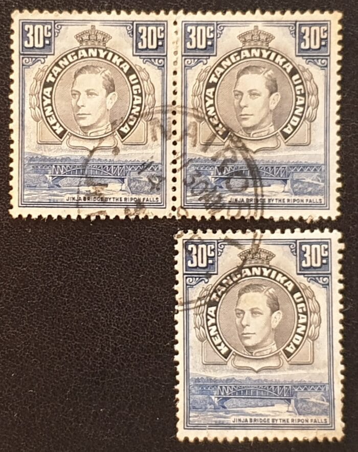 Kenya, Uganda, Tanganyika 1938 SG141 30c. P.13¼ (2.5.38) used stamps