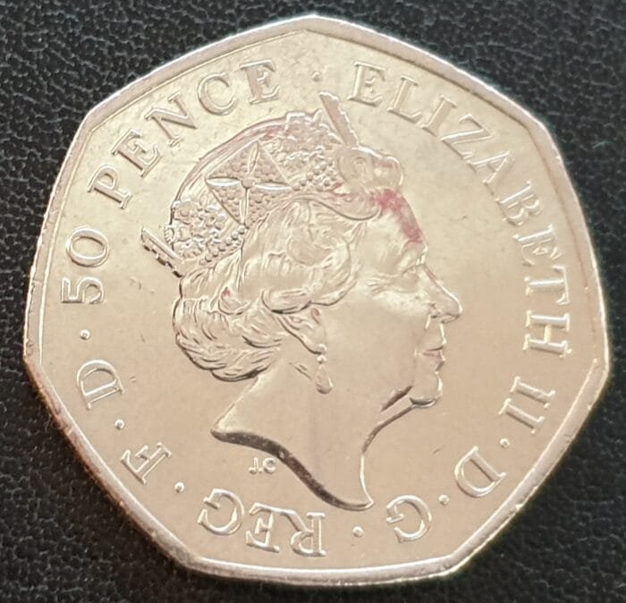 50p Coin Battle Of Hastings 1066 950th Anniversary Circulated Coin - Image 2