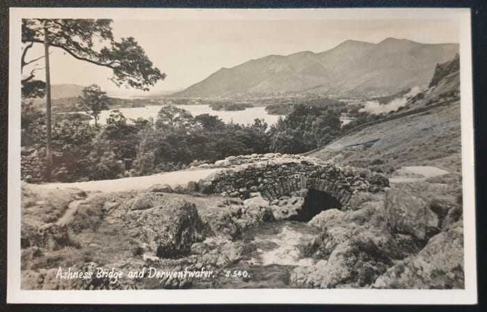 Great Britain POST CARD "ASHNESS BRIDGE AND DERWENTWATER" Unused