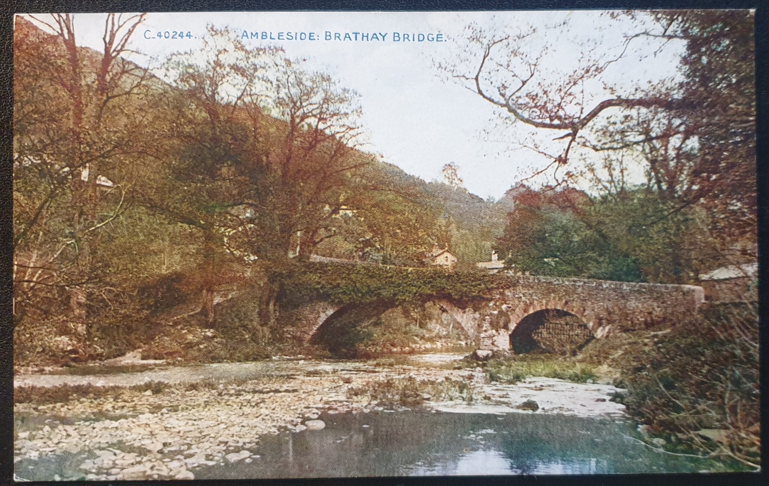 Great Britain POST CARD "AMBLESIDE-BRATHAY BRIDGE" Unused