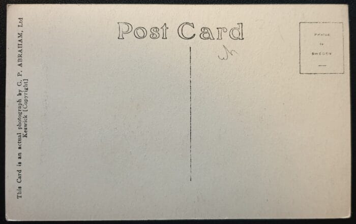 Great Britain POST CARD "BLEA TARN AND LANGDALE PIKES" Unused - Image 2