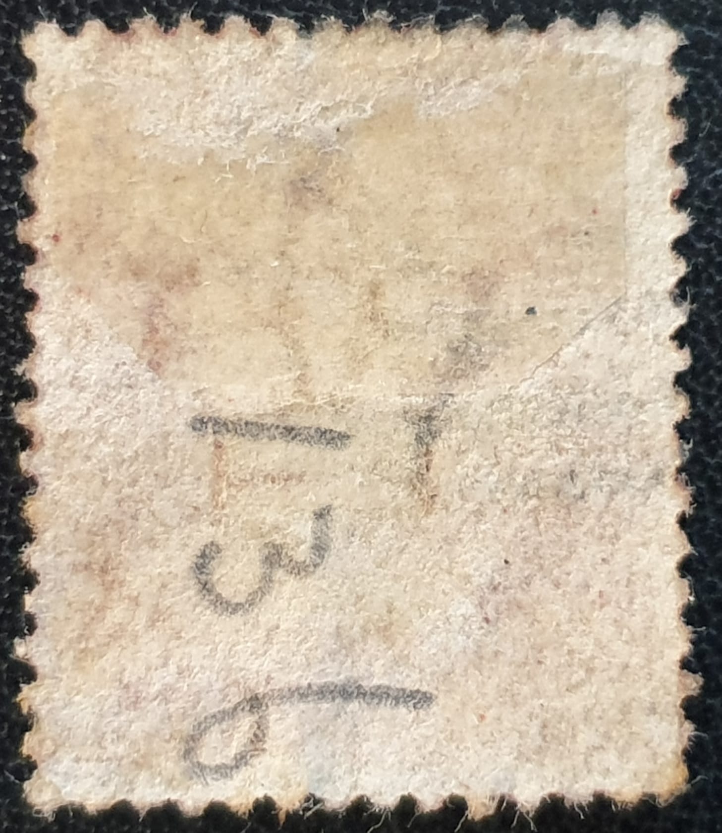 Great Britain Queen Victoria 1864 SG43 1d. rose-red Plate 136, Letters Q-J ,used stamp - Image 2