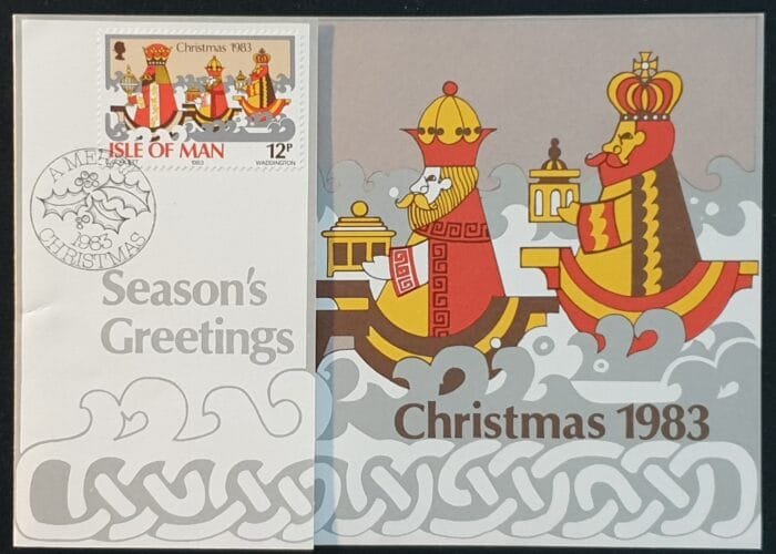 Isle of Man 1983 MANX CHRISTMAS GREETING CARD “Christmas 1983”