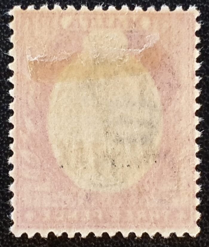 Malta 1918 SG93 3d. grey/purple Optd. WAR TAX Mounted Mint Single Stamp - Image 2