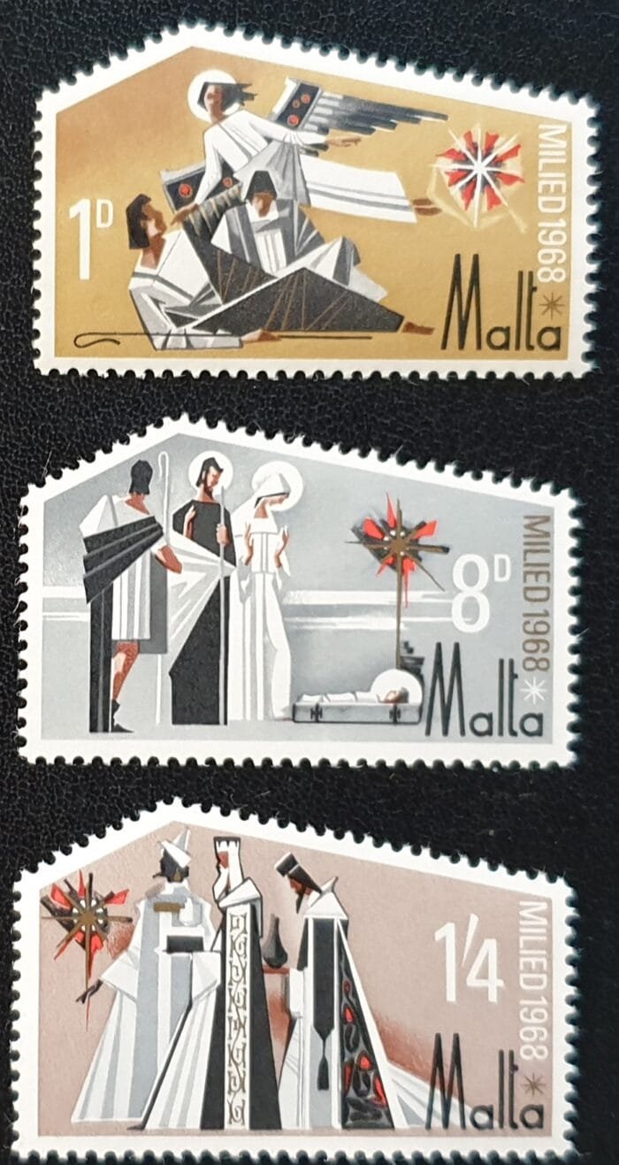 Malta 1968 "Christmas" SG409/11 Set of 3 MNH