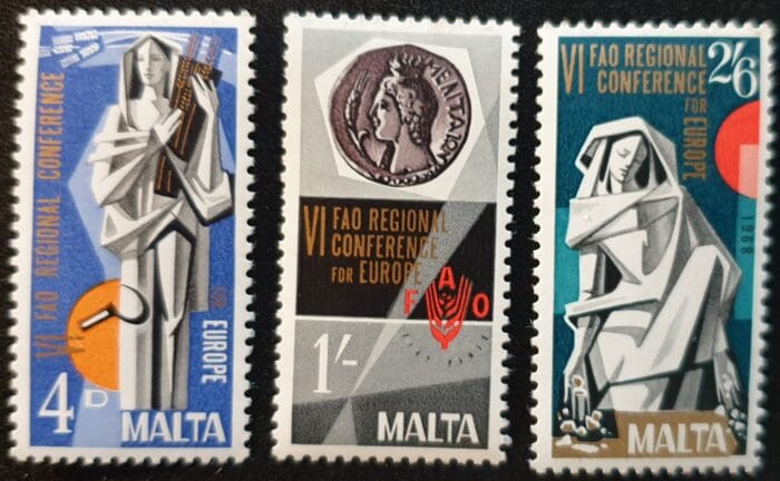 Malta 1968 "Sixth Food Conference" SG412/4 Set of 3 MNH
