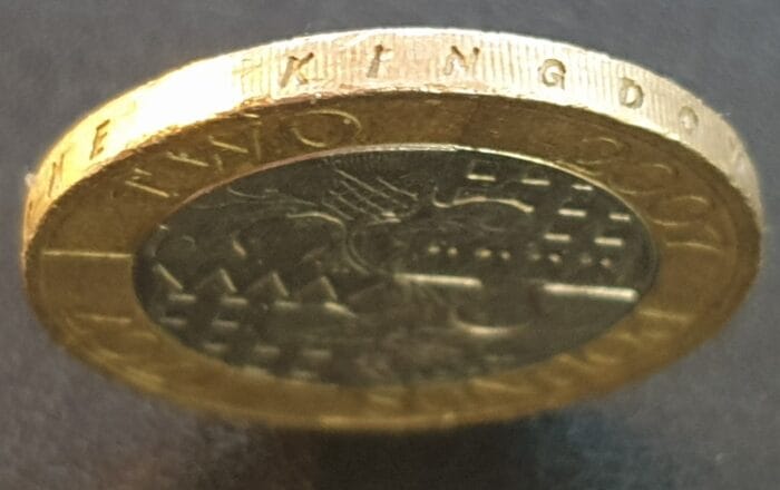 2007 '300th Anniversary Of The Act Of Union' Two Pound, £2, Coin. Circulated - Image 2