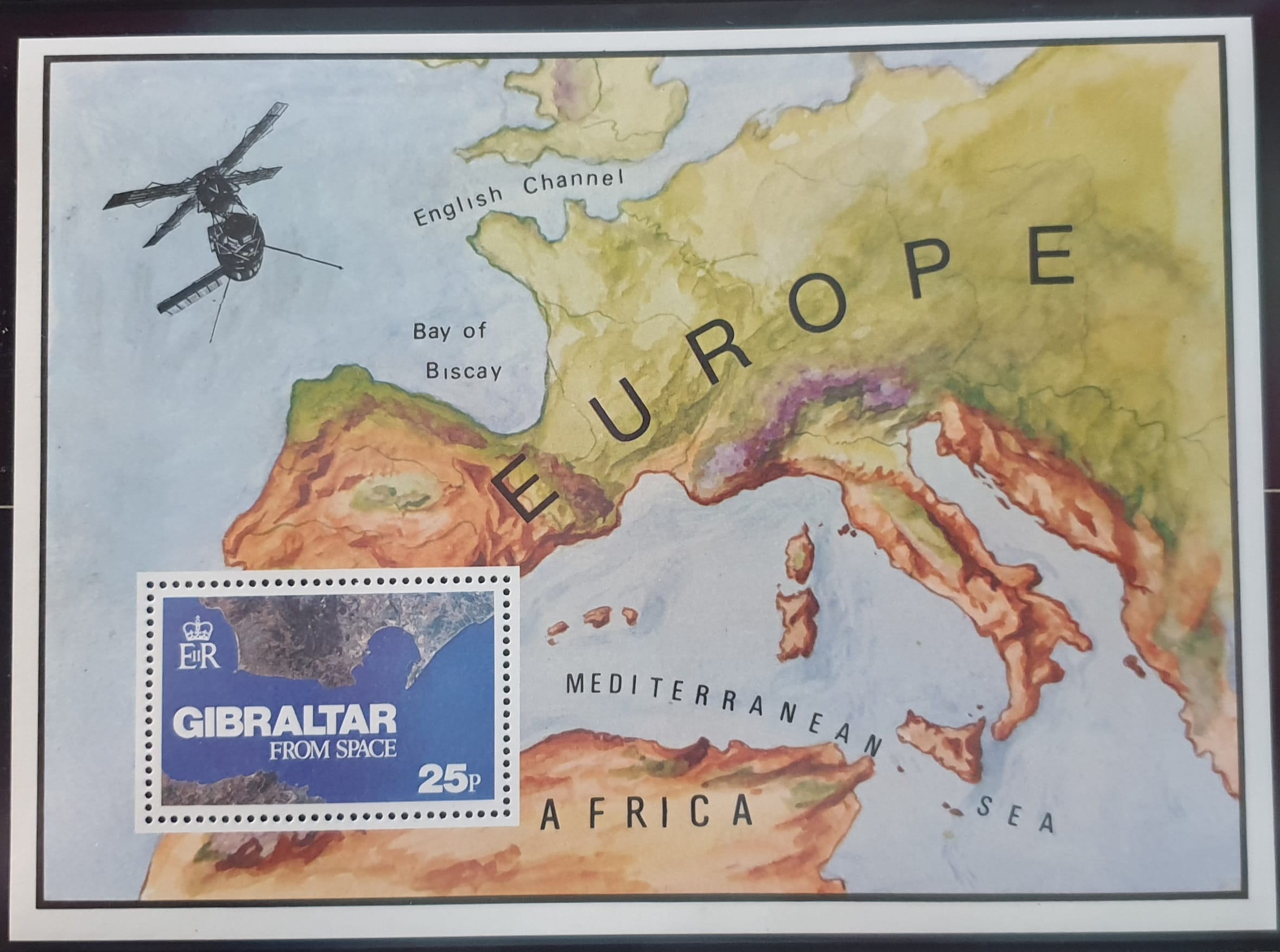 Gibraltar 1978 "Gibraltar from Space" MS399 MNH