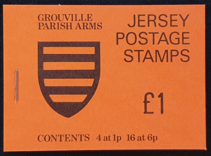 JERSEY 1978 SB27 "Grouville Parish Arms" £1 Booklet MNH