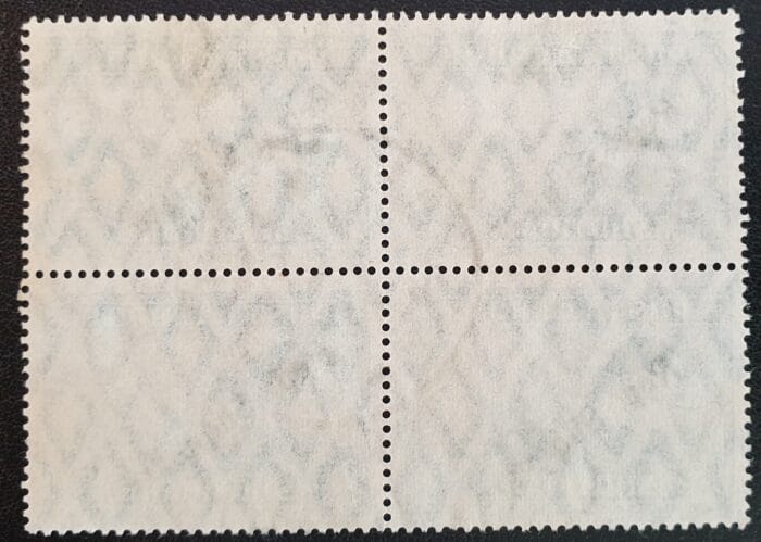 Albania 1927 "Air." Optd. Rep. Shqiptare SG204 Block 4 used stamps - Image 2