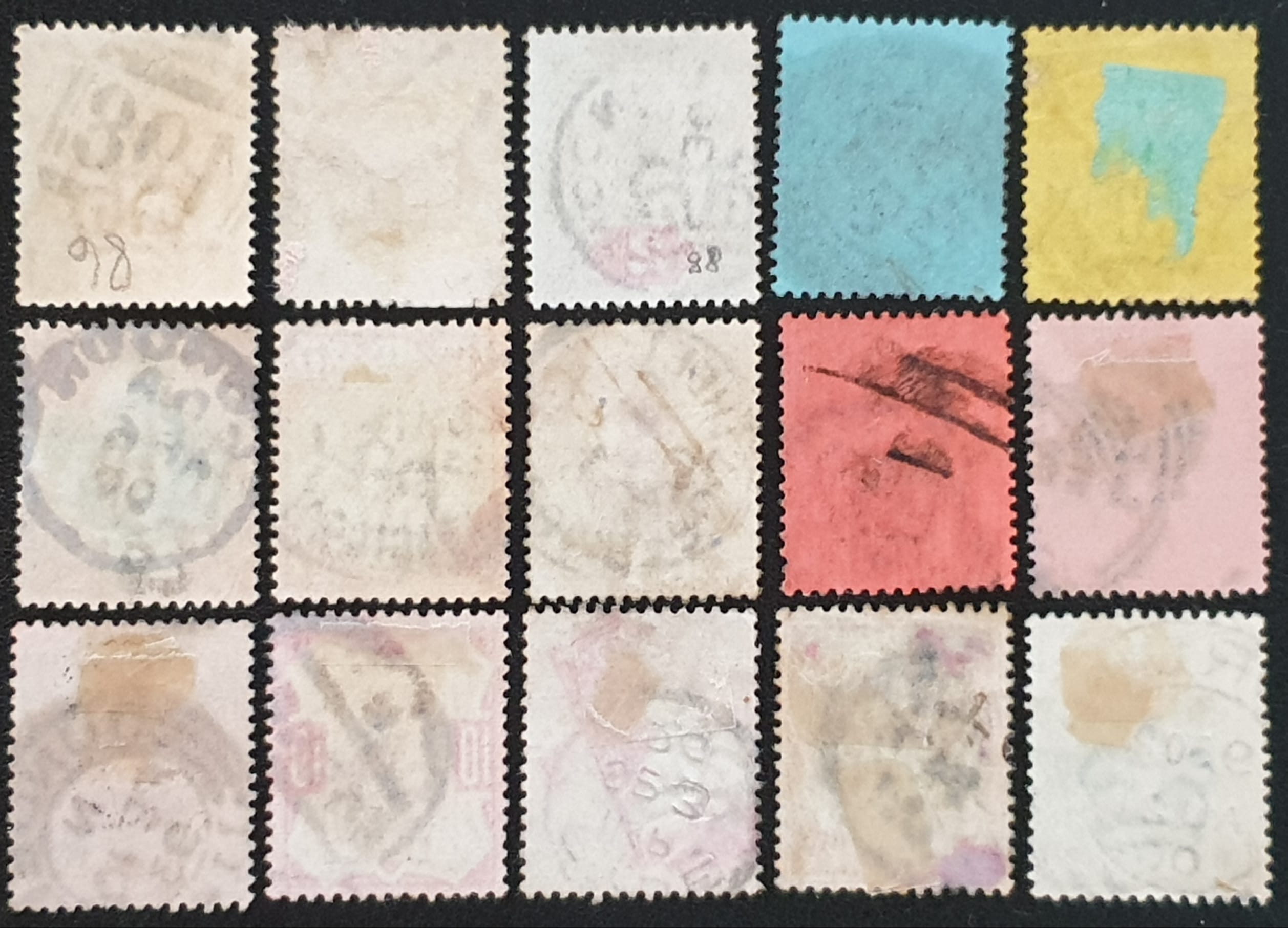 Great Britain Queen Victoria 1887-1900 ‘Jubilee’ Issue SG197-214 Set of 14+1 very fine used stamps with CDS - Image 2