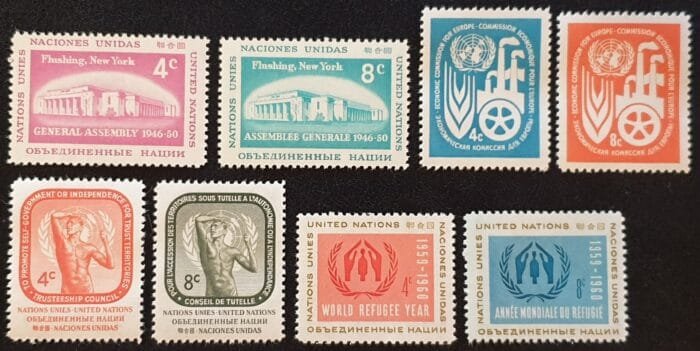 United Nations - New York . 1959 Year Set SG69-76 MNH