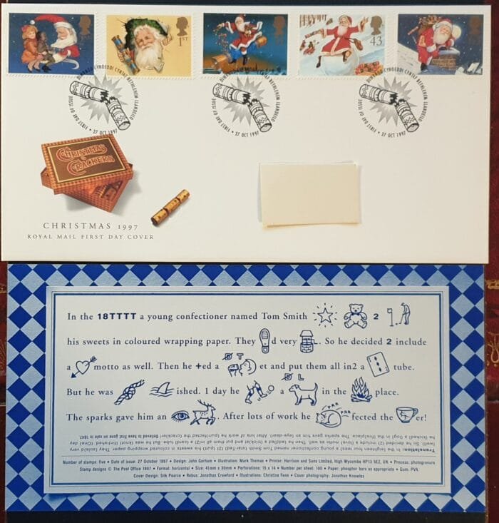 Great Britain 1997 First Day Cover “Christmas 1997” 17.10.1997 Bethlehem Llandeilo