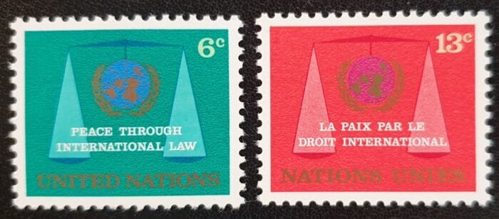 United Nations 1969 SG197/8 Set of 2 MNH