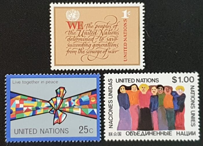 United Nations NY 1978 "Definitive Issue" SG300-302 Set of 3 MNH