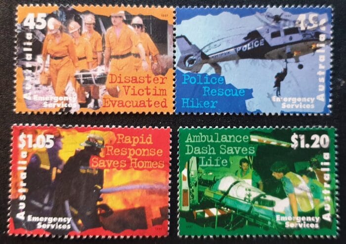 Australia 1997 "Emergency Services" SG1698-1701 Complete Set of 4 used