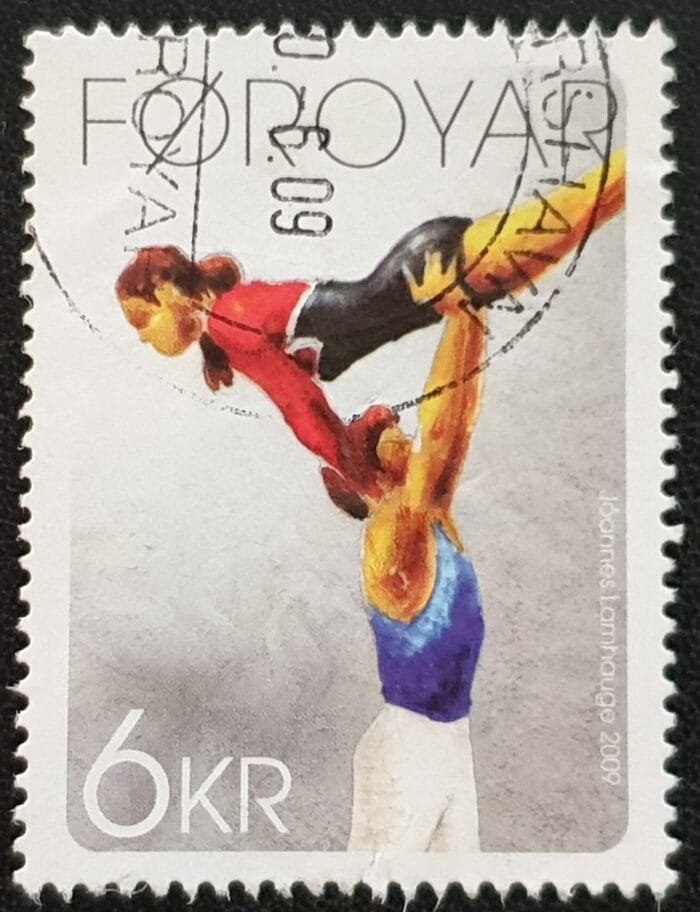 FAROE ISLANDS 2009 "Gymnastics" SG591 Used Single Stamp
