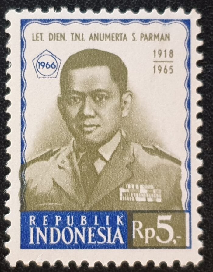 Indonesia 1966 SG1129 C 5r. olive "Lt-Gen. S. Parman" MNH