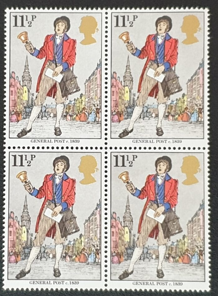 Great Britain Queen Elizabeth II 1979 "Sir Rowland Hill" SG1096 Block of 4 MNH