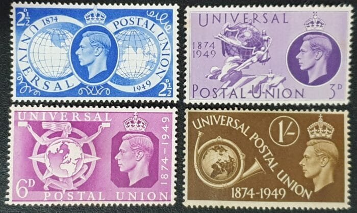 Great Britain King George VI 1949 SG499/502 Set of 4 Mounted Mint Stamps