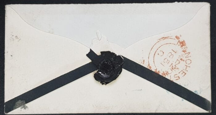 Great Britain Queen Victoria 1851 Cover 1d red SG8 Letters A-C Manchester - Image 2