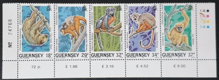 GUERNSEY 1989 "Wildlife" SG469/73 MNH