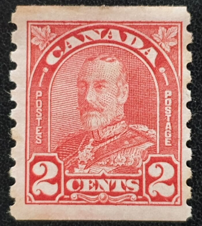 CANADA King George V SG307 2c. scarlet Mounted Mint