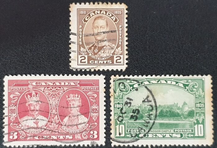 Canada 1935 "Silver Jubilee" Part Set Used Stamps