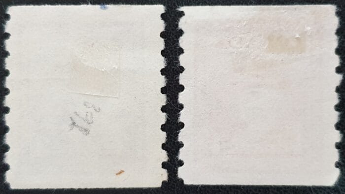 Canada 1943 King George VI "War Effort" Coil Stamps SG392/3 used stamps - Image 2