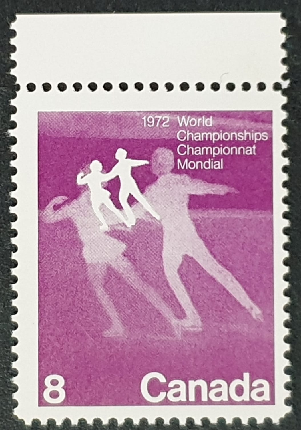 Canada 1972 "Skaters" SG692 8c. purple MNH
