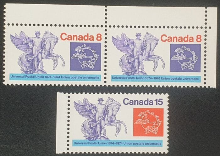Canada 1974 "Centenary of UPU." SG790/1 Set of 2 LMM