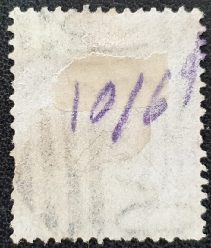 Great Britain Queen Victoria 1877 SG153 4d. sage-green Letters B-A Plate 16 used stamp - Image 2