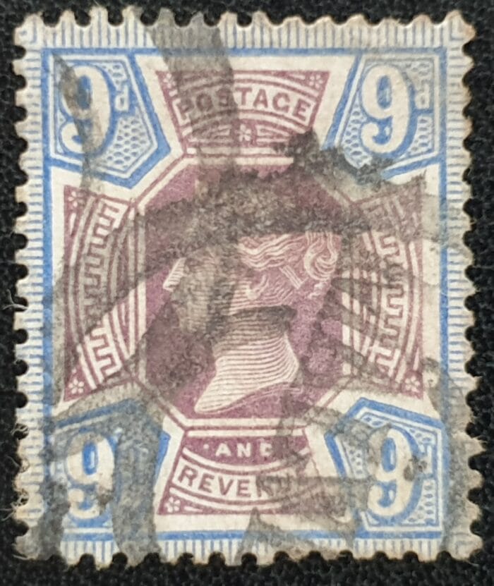 Great Britain Queen Victoria SG209 dull purple and blue used