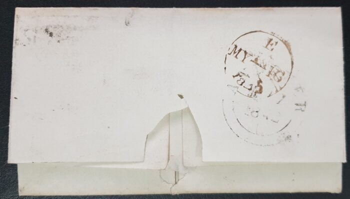 Great Britain Queen Victoria SG8 1d red on cover Plate 23 K-I 16/5/1842 Andover - Image 4