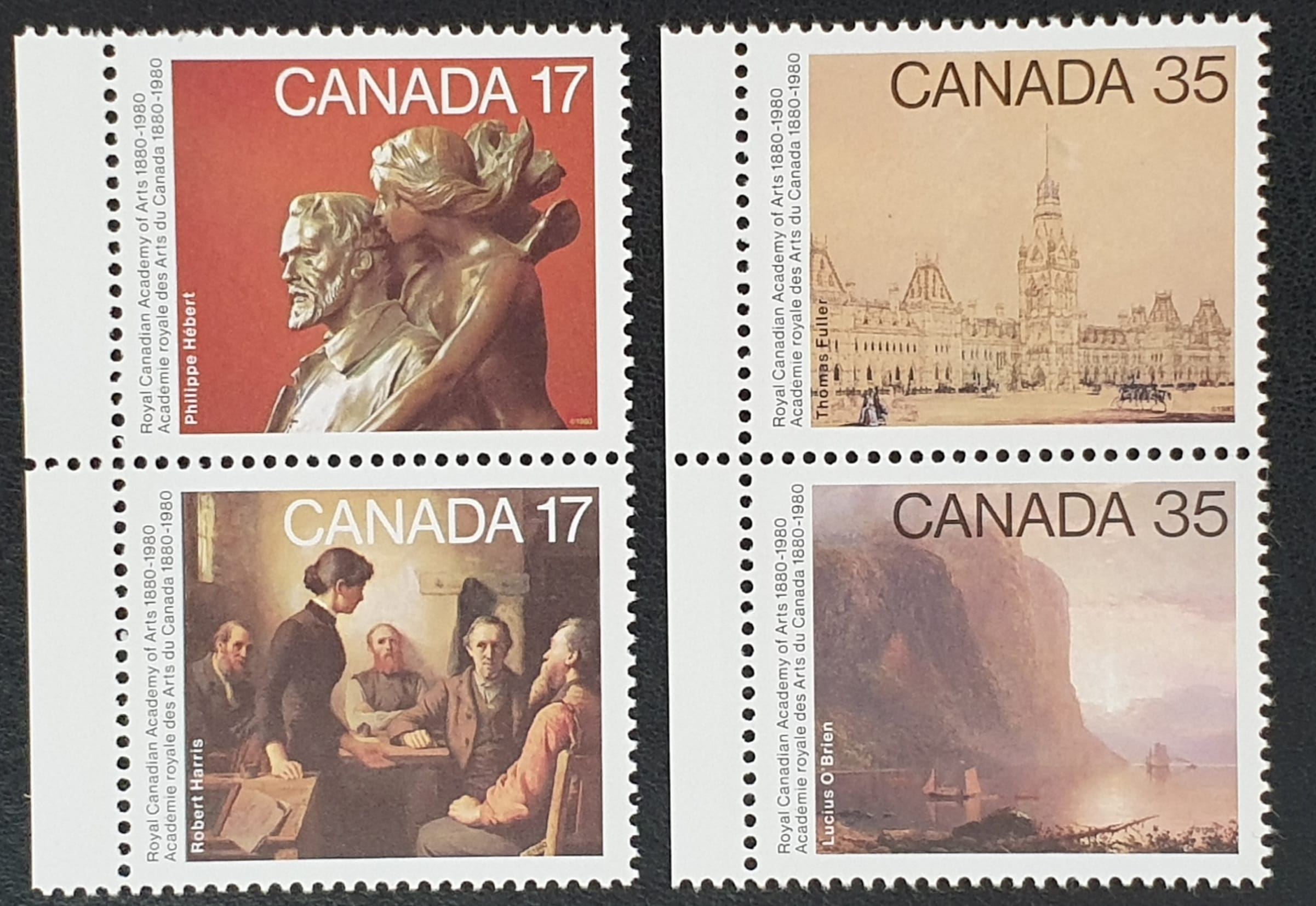 Canada 1980 "Royal Canadian Academy" SG972/5 MNH