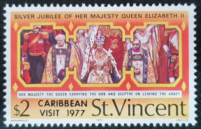 St Vincent 1977 'Royal Visit' SG540 MNH
